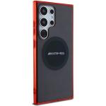 Carcasa AMG Transparent Bicolor cu MagSafe compatibila cu Samsung Galaxy S24 Ultra, Negru 5 - lerato.ro