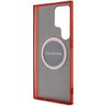 Carcasa AMG Transparent Bicolor cu MagSafe compatibila cu Samsung Galaxy S24 Ultra, Negru 8 - lerato.ro