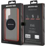 Carcasa AMG Transparent Bicolor cu MagSafe compatibila cu Samsung Galaxy S24 Ultra, Negru 9 - lerato.ro
