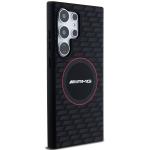 Carcasa Mercedes AMG Silicone Carbon Pattern cu MagSafe compatibila cu Samsung Galaxy S24 Ultra, Negru 5 - lerato.ro