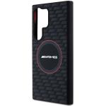 Carcasa Mercedes AMG Silicone Carbon Pattern cu MagSafe compatibila cu Samsung Galaxy S24 Ultra, Negru 7 - lerato.ro