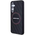 Carcasa Mercedes AMG Silicone Carbon Pattern cu MagSafe compatibila cu Samsung Galaxy S24 Plus, Negru 3 - lerato.ro