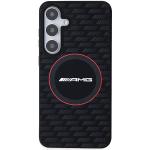 Carcasa Mercedes AMG Silicone Carbon Pattern cu MagSafe compatibila cu Samsung Galaxy S24 Plus, Negru 2 - lerato.ro