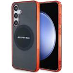 Carcasa AMG Transparent Bicolor cu MagSafe cu Samsung Galaxy S24, Negru 4 - lerato.ro