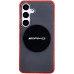 Carcasa AMG Transparent Bicolor cu MagSafe cu Samsung Galaxy S24, Negru 2 - lerato.ro