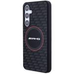Carcasa Mercedes AMG Silicone Carbon Pattern cu MagSafe compatibila cu Samsung Galaxy S24, Negru 3 - lerato.ro