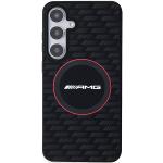 Carcasa Mercedes AMG Silicone Carbon Pattern cu MagSafe compatibila cu Samsung Galaxy S24, Negru 2 - lerato.ro