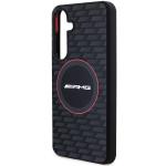 Carcasa Mercedes AMG Silicone Carbon Pattern cu MagSafe compatibila cu Samsung Galaxy S24, Negru 7 - lerato.ro
