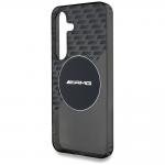 Carcasa AMG Transparent Rhombs cu MagSafe compatibila cu Samsung Galaxy S25, Negru 7 - lerato.ro