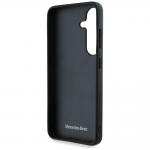 Carcasa Mercedes Leather Curved Stitches compatibila cu Samsung Galaxy S25, Negru 8 - lerato.ro