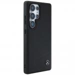Carcasa Mercedes Leather Horizontal Debossed Curves cu MagSafe compatibila cu Samsung Galaxy S25 Ultra, Negru 5 - lerato.ro