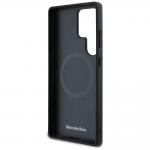 Carcasa Mercedes Leather Horizontal Debossed Curves cu MagSafe compatibila cu Samsung Galaxy S25 Ultra, Negru 8 - lerato.ro