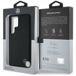 Carcasa Mercedes Leather Horizontal Debossed Curves cu MagSafe compatibila cu Samsung Galaxy S25 Ultra, Negru 9 - lerato.ro