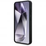 Carcasa Mercedes Leather Silicone Contrasted Curves cu MagSafe compatibila cu Samsung Galaxy S25, Negru 6 - lerato.ro