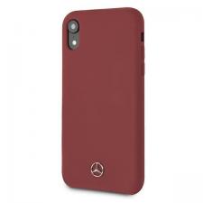 Huse si carcase iPhone XR, Carcasa Mercedes Silicone Line compatibila cu iPhone XR, Rosu, lerato.ro