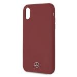 Carcasa Mercedes Silicone Line compatibila cu iPhone XR, Rosu 4 - lerato.ro