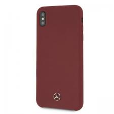 Carcasa Mercedes Silicone Line compatibila cu iPhone XS Max, Rosu
