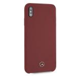 Carcasa Mercedes Silicone Line compatibila cu iPhone XS Max, Rosu 6 - lerato.ro