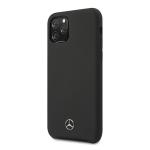 Carcasa Mercedes Silicone Line compatibila cu iPhone 11 Pro, Negru 2 - lerato.ro