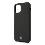 Carcasa Mercedes Silicone Line compatibila cu iPhone 11 Pro, Negru 4 - lerato.ro