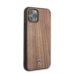 Carcasa Mercedes Wood Line Walnut compatibila cu iPhone 11 Pro, Maro 6 - lerato.ro