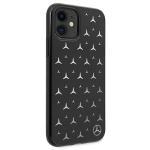 Carcasa Mercedes Silver Stars Pattern compatibila cu iPhone 11 / XR, Negru 6 - lerato.ro