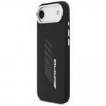 Carcasa Mercedes AMG Silicone Oversize Rhombs cu MagSafe compatibila cu iPhone 17 Air, Negru 3 - lerato.ro