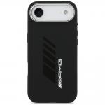 Carcasa Mercedes AMG Silicone Oversize Rhombs cu MagSafe compatibila cu iPhone 17 Air, Negru 2 - lerato.ro