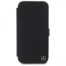 Carcasa Mercedes Leather Wood Imitation compatibila cu iPhone 16 Pro, Negru