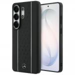 Husa Mercedes Laurel Leaves Vertical Stripes cu MagSafe compatibila cu Samsung Galaxy S26 Ultra, Negru / Alb 4 - lerato.ro