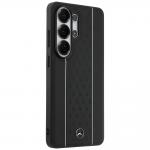 Husa Mercedes Laurel Leaves Vertical Stripes cu MagSafe compatibila cu Samsung Galaxy S26 Ultra, Negru / Alb 5 - lerato.ro