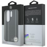 Husa Mercedes Laurel Leaves Vertical Stripes cu MagSafe compatibila cu Samsung Galaxy S26 Ultra, Negru / Alb 9 - lerato.ro