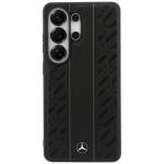 Husa Mercedes Laurel Leaves Vertical Stripes cu MagSafe compatibila cu Samsung Galaxy S26 Ultra, Negru 2 - lerato.ro
