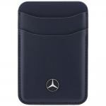 Portofel din piele ecologica Mercedes Wallet, Compatibil MagSafe, Albastru 2 - lerato.ro