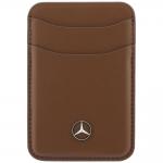 Portofel din piele ecologica Mercedes Wallet, Compatibil MagSafe, Maro 2 - lerato.ro