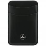 Portofel din piele ecologica Mercedes Wallet, Compatibil MagSafe, Negru 2 - lerato.ro