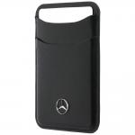 Portofel din piele ecologica Mercedes Wallet, Compatibil MagSafe, Negru 3 - lerato.ro