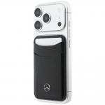 Portofel din piele ecologica Mercedes Wallet, Compatibil MagSafe, Negru 6 - lerato.ro