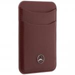 Portofel din piele ecologica Mercedes Wallet, Compatibil MagSafe, Rosu 5 - lerato.ro