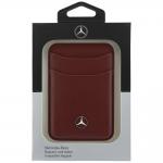 Portofel din piele ecologica Mercedes Wallet, Compatibil MagSafe, Rosu 7 - lerato.ro