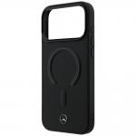 Carcasa Mercedes Leather 3D cu MagSafe compatibila cu iPhone 17 Pro Max, Negru 7 - lerato.ro