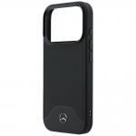 Carcasa Mercedes Leather Wood Effect and Curve cu MagSafe compatibila cu iPhone 17 Pro Max, Negru 7 - lerato.ro