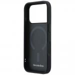 Carcasa Mercedes Leather Mesh Bow Line cu MagSafe compatibila cu iPhone 17 Pro Max, Negru 8 - lerato.ro