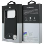 Carcasa Mercedes Leather Wood Effect and Curve cu MagSafe compatibila cu iPhone 17 Pro, Negru 9 - lerato.ro