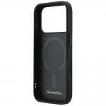Carcasa Mercedes Leather Crossed Lines cu MagSafe compatibila cu iPhone 17 Pro Max, Rosu 8 - lerato.ro