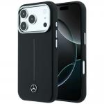 Husa Mercedes Leather Semi Wrap with Iconic Line cu MagSafe compatibila cu iPhone 18 Pro Max / 17 Pro Max, Negru 4 - lerato.ro