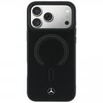 Husa Mercedes Leather 3D cu MagSafe compatibila cu iPhone 18 Pro Max / 17 Pro Max, Negru 2 - lerato.ro