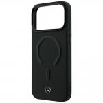 Husa Mercedes Leather 3D cu MagSafe compatibila cu iPhone 18 Pro Max / 17 Pro Max, Negru 7 - lerato.ro