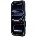 Husa Mercedes Leather Semi Wrap Iconic Line cu MagSafe compatibila cu iPhone 18 Pro / 17 Pro, Albastru 6 - lerato.ro