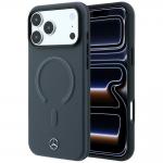 Husa Mercedes Leather 3D cu MagSafe compatibila cu iPhone 18 Pro / 17 Pro, Gri 4 - lerato.ro